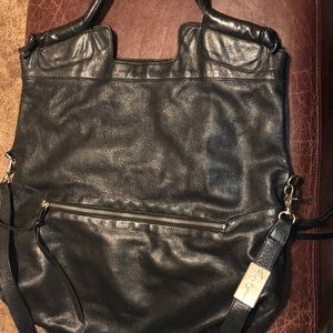Foley and Corinna Black Mid City Crossbody bag